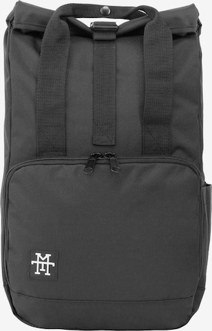 Manufaktur13 Rucksack 'Mini Roll-Top DayPack' in Schwarz: Vorderseite