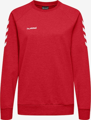 Hummel Sportief sweatshirt in Rood: voorkant