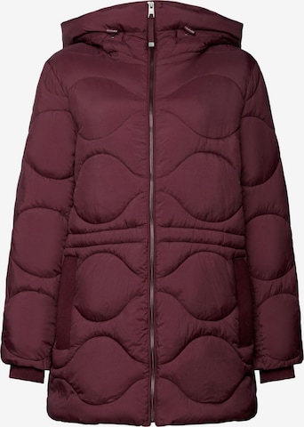 Manteau d’hiver ESPRIT en violet : devant