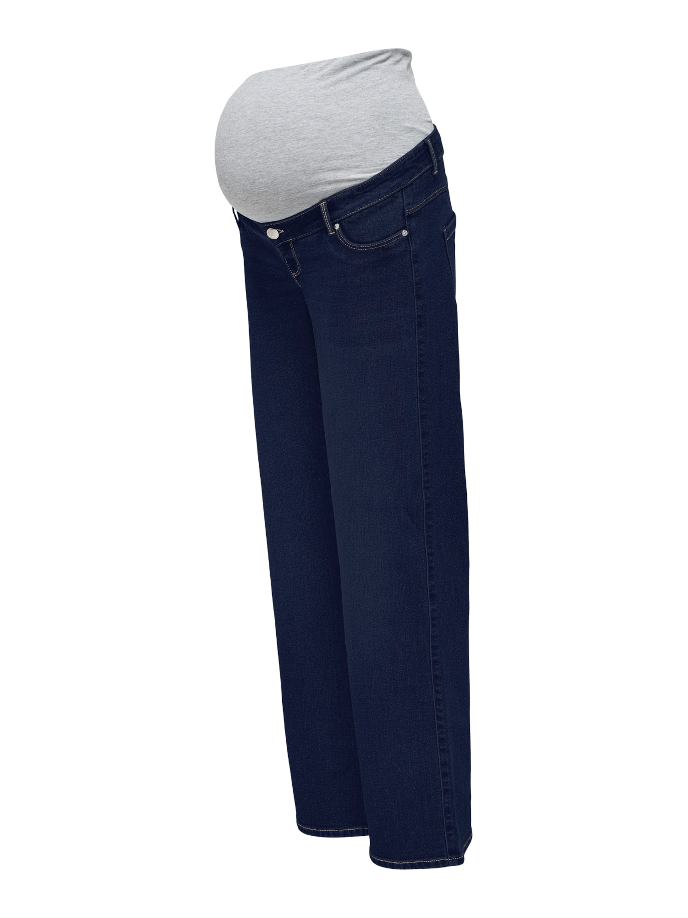 Only Maternity Jean 'OLMSNOW' en bleu denim / gris chiné, Vue avec produit
