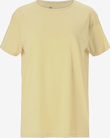 Athlecia Performance Shirt 'LIZZY' in Yellow: front