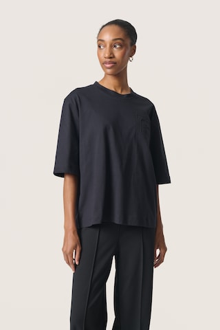 SOAKED IN LUXURY Shirt 'Jina' in Zwart: voorkant