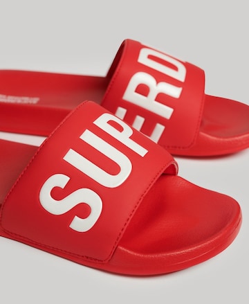 Superdry Badeschuh in Rot