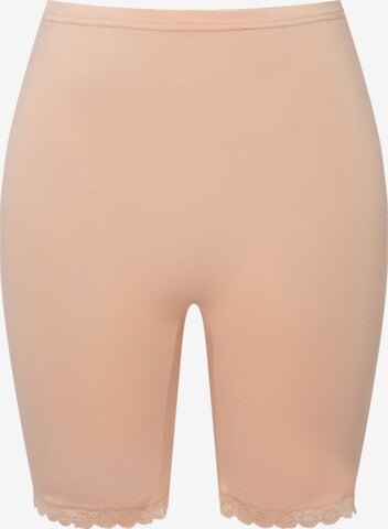 Ulla Popken Skinny Leggings in Beige: voorkant