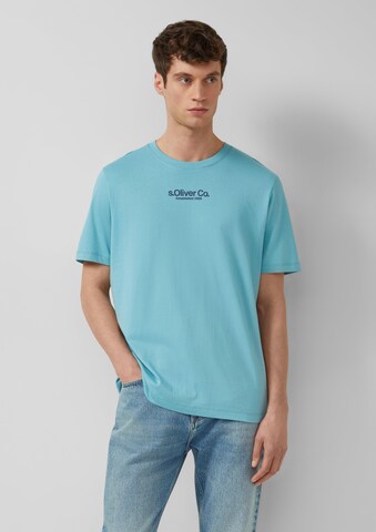 T-Shirt s.Oliver en bleu : devant