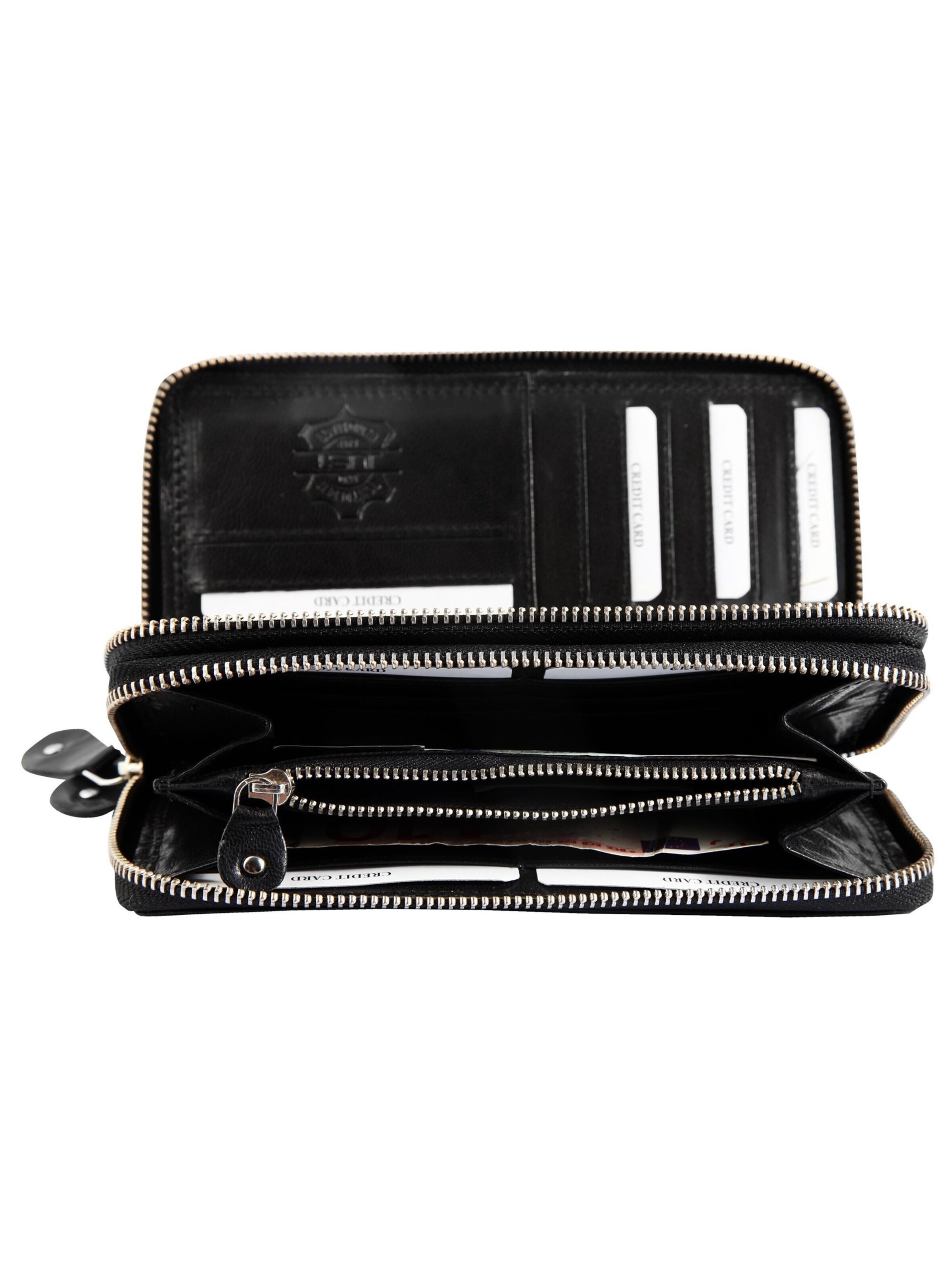 JUST Wallet 'RFID-Schutz' in Black: front