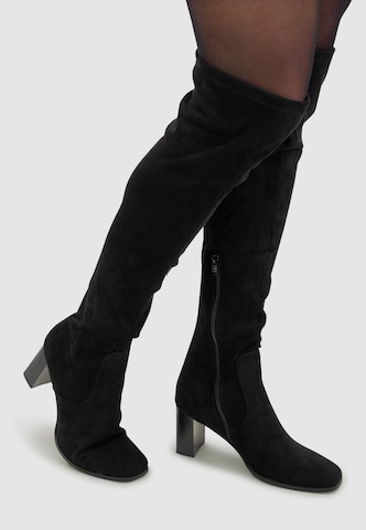 Findlay Overknee laarzen 'LAENA' in Zwart: voorkant