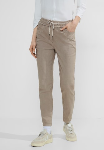 CECIL Slimfit Hose in Beige: predná strana