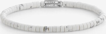 Rebel & Rose Bracelet in Silver: front