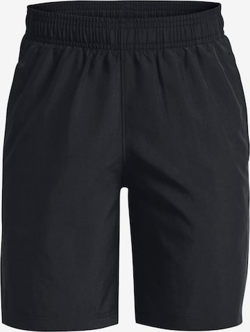 UNDER ARMOUR Normální Sportovní kalhoty – černá: přední strana