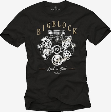 MAKAYA Shirt in Black: front