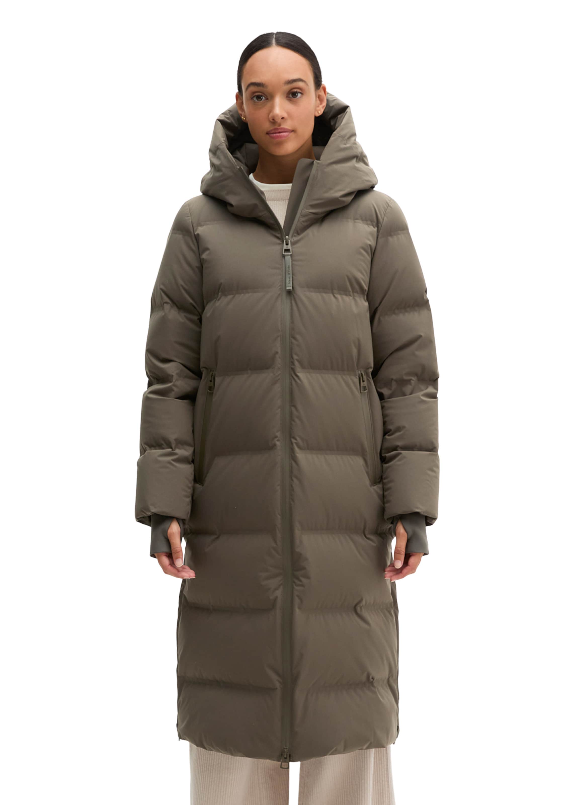 Marc O'Polo Raincoat 'MOP x Function' in Green: front