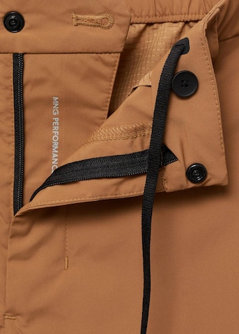 MANGO MAN Regular Hose 'Ozen' in Braun