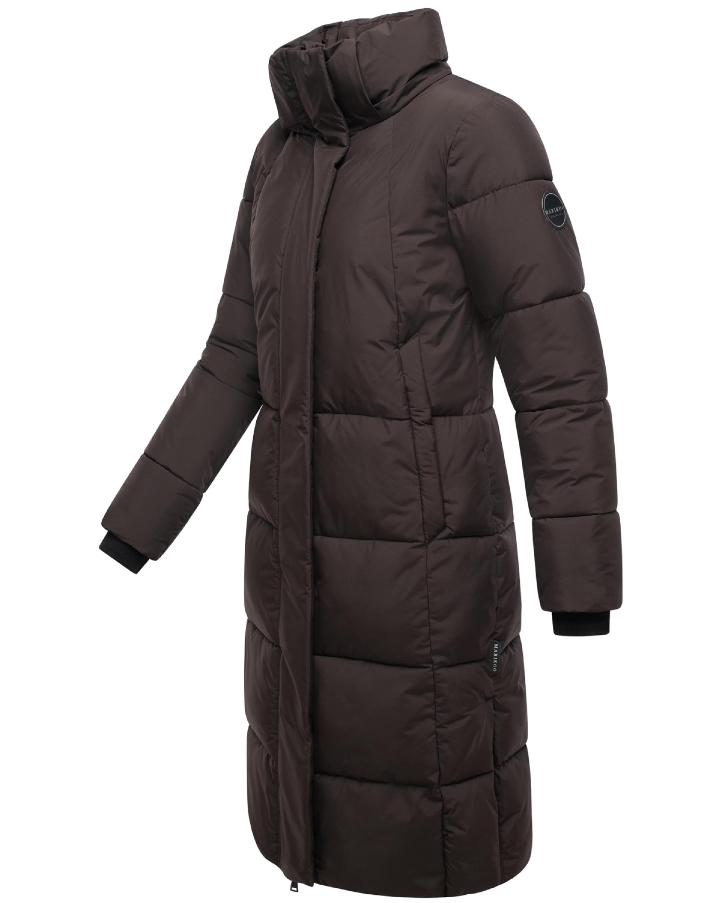 MARIKOO Winter Coat 'Chumanii XVI' in Brown