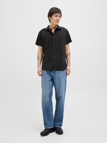 Coupe regular Chemise 'JJESummer' JACK & JONES en noir