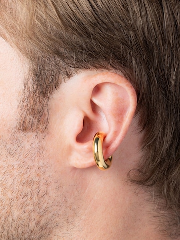 YParis - Pendientes 'Ear cuff Big Bowie G' en oro