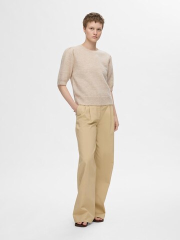SELECTED FEMME Pullover 'SLFLULU' i beige