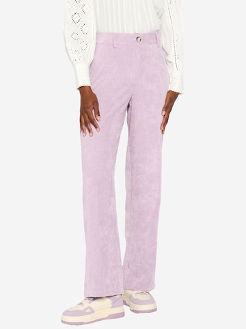 LolaLiza Lużny krój Spodnie w kolorze fioletowy: przód