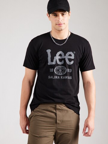 Lee Футболка в Черный: спереди