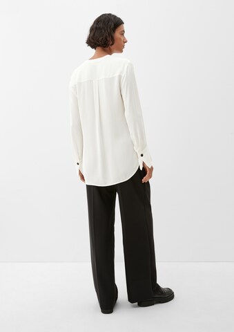 s.Oliver BLACK LABEL - Blusa en blanco