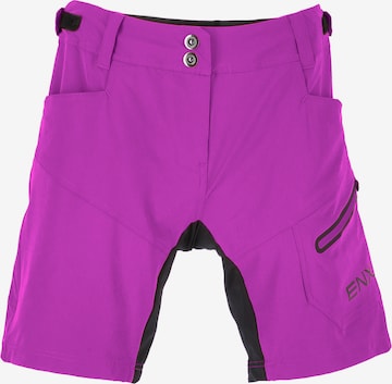 ENDURANCE Regular Workout Pants 'Jamilla' in Purple: front