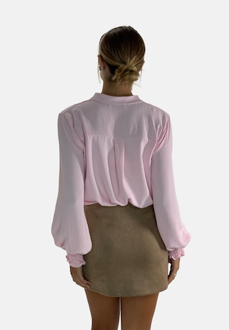Elara Blouse in Roze