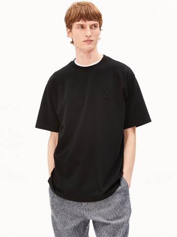 ARMEDANGELS Shirt in Zwart: voorkant