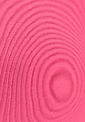 BUFFALO - Bandeau Top de bikini 'Happy' en rosa