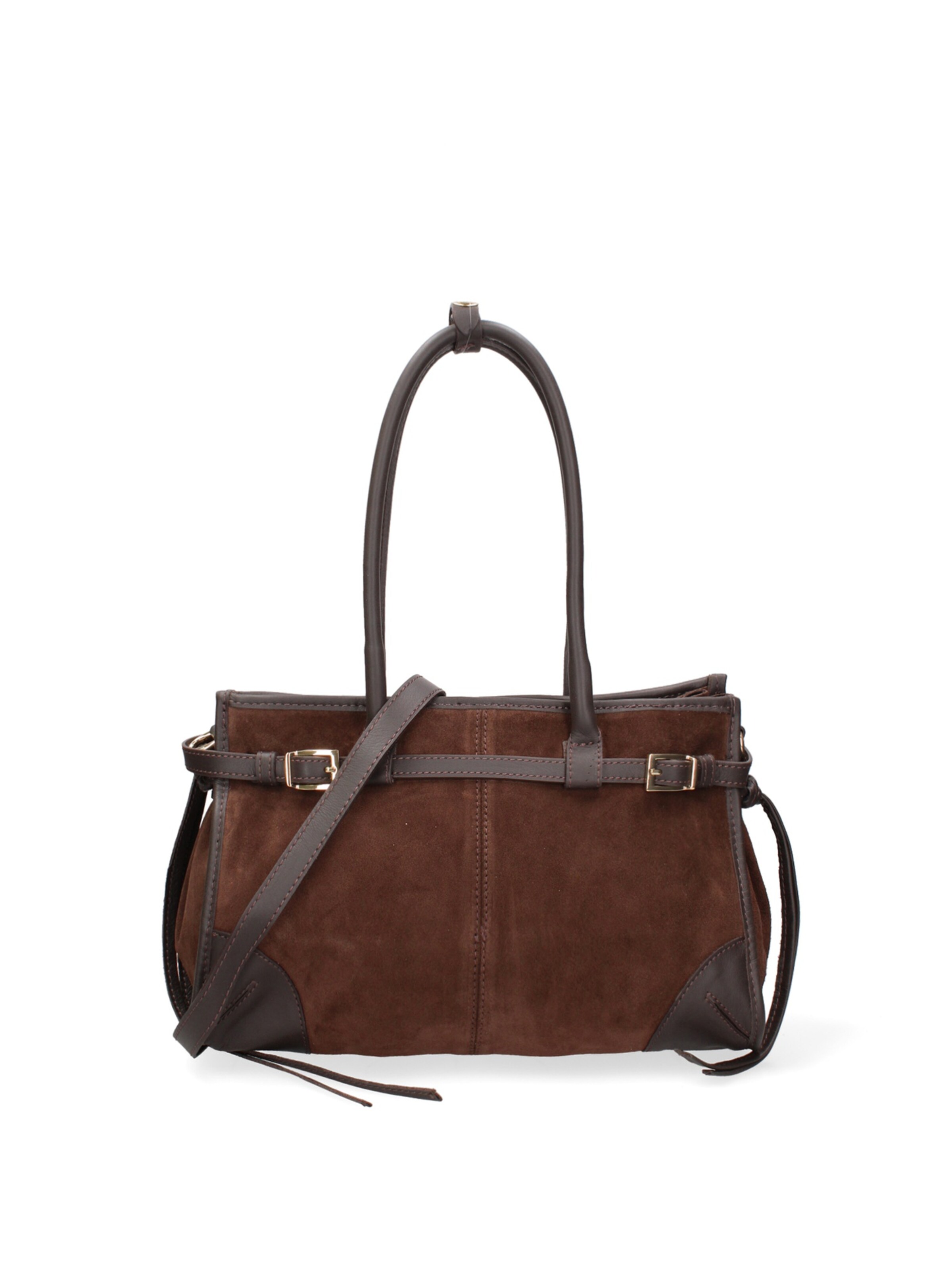 Sac bandoulière Gave Lux en marron : devant