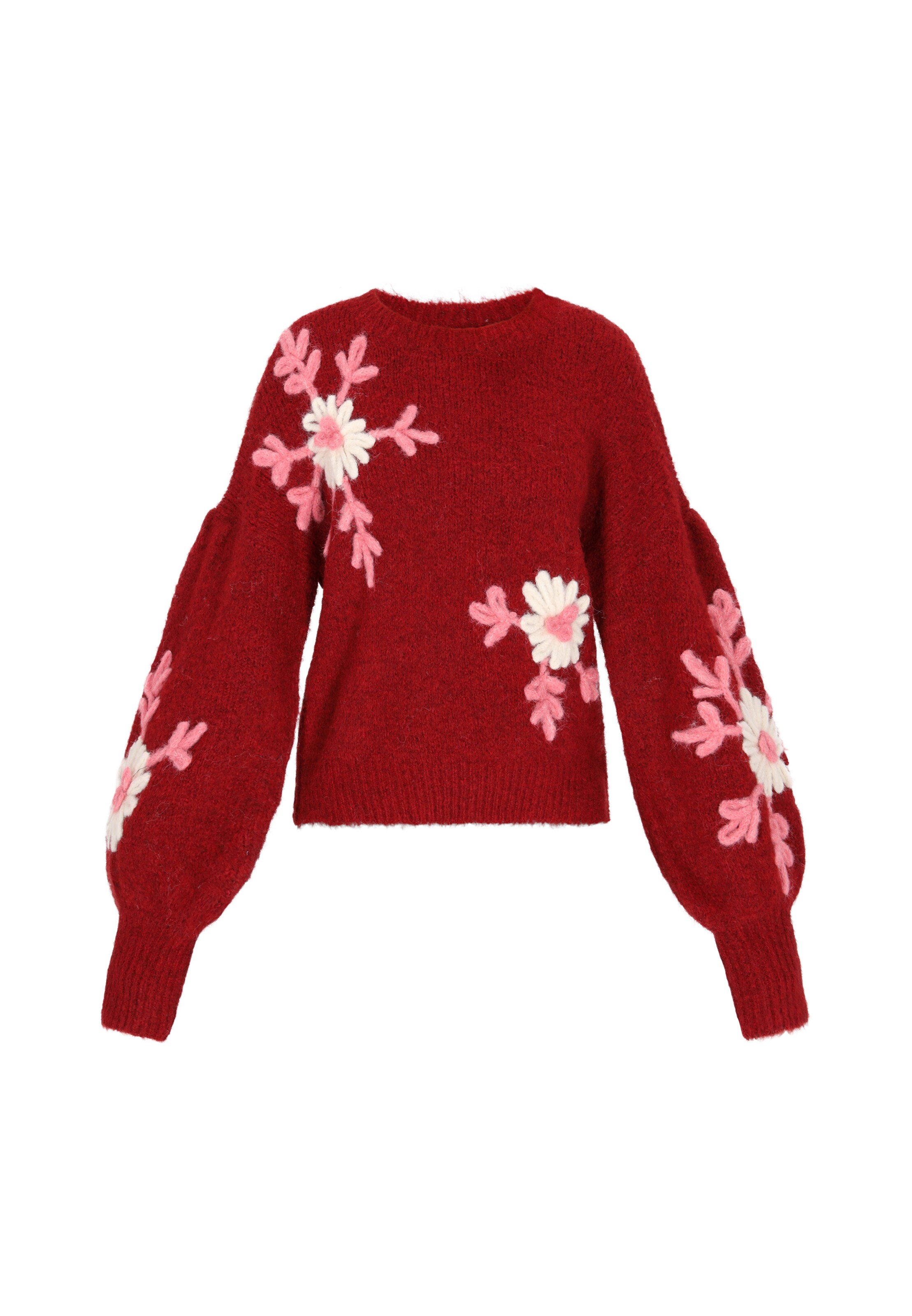 MYMOŠiroki pulover - crvena boja: prednji dio