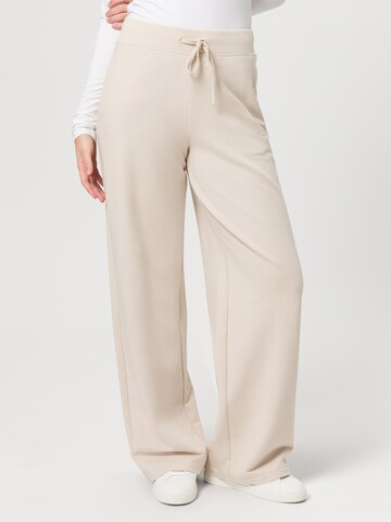 Loosefit Pantalon 'Bonniee' Les Lunes en beige : devant