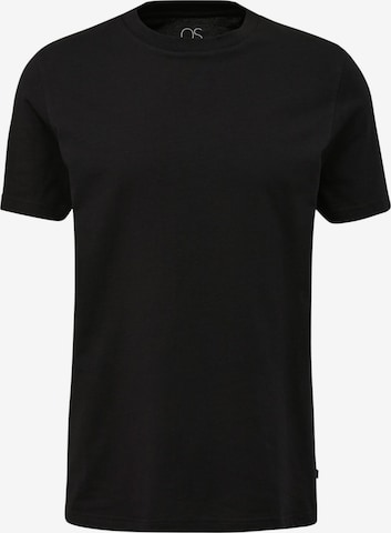 QS Shirt 'Q/S designed by - T-shirt' in Zwart: voorkant