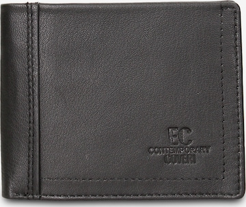 Portamonete di Coveri Collection in nero: frontale