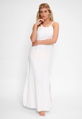 LingaDore Beach Dress in White: front