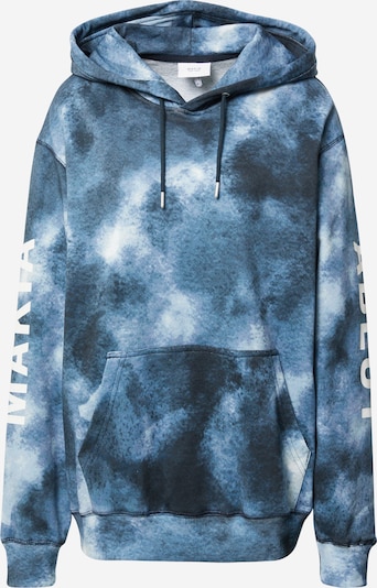 MAKIA Sweatshirt i dueblå / mørkeblå / hvid, Produktvisning