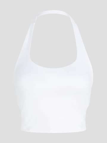 Bustier Soutien-gorge de sport 'Halter Top' YO-GAYA en blanc