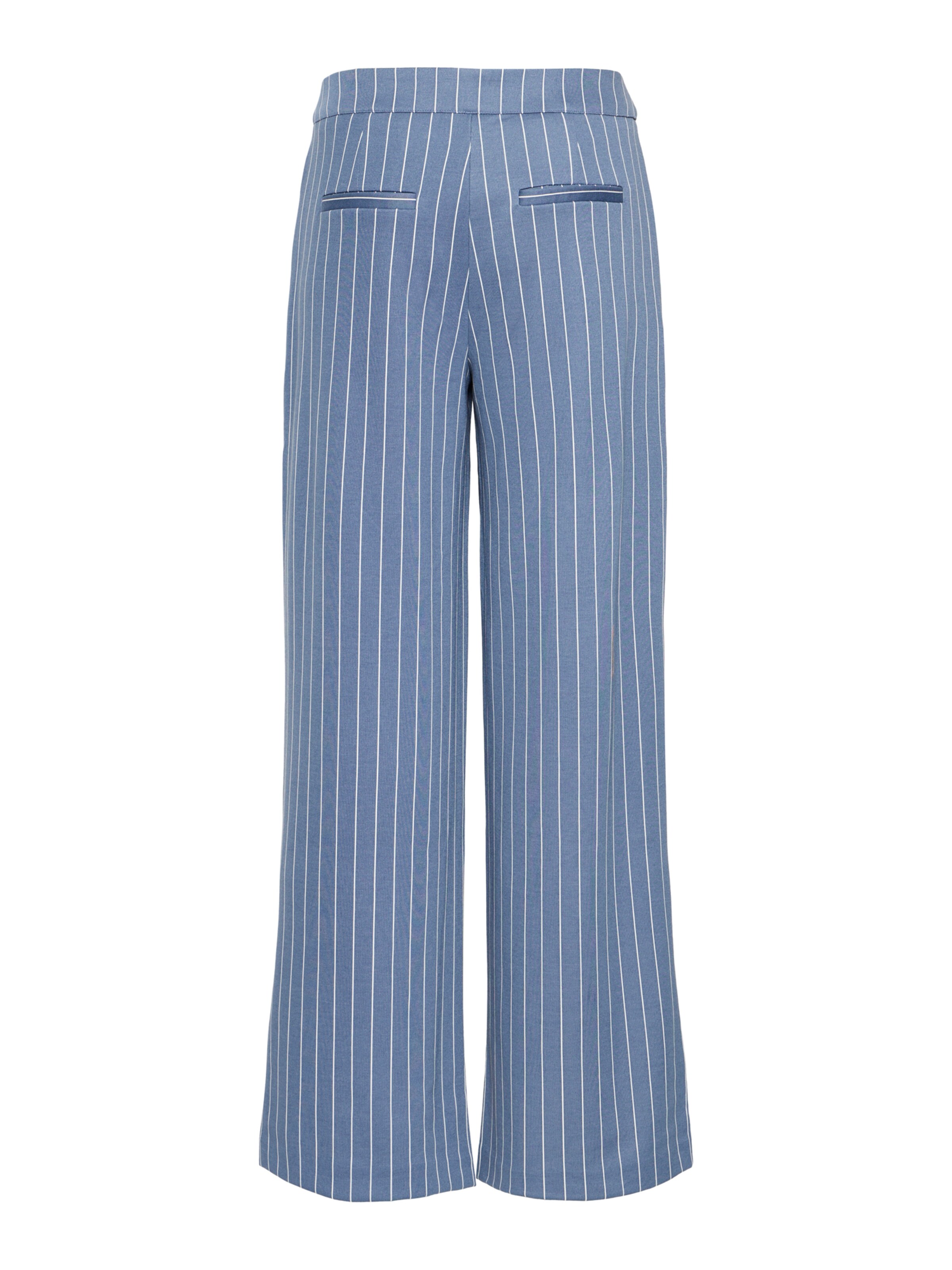 ICHI Wide leg Chino Pants 'IHKATE' in Blue