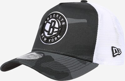 NEW ERA Boné '9FORTY NBA Brooklyn Nets' em cinzento / preto / branco, Vista do produto