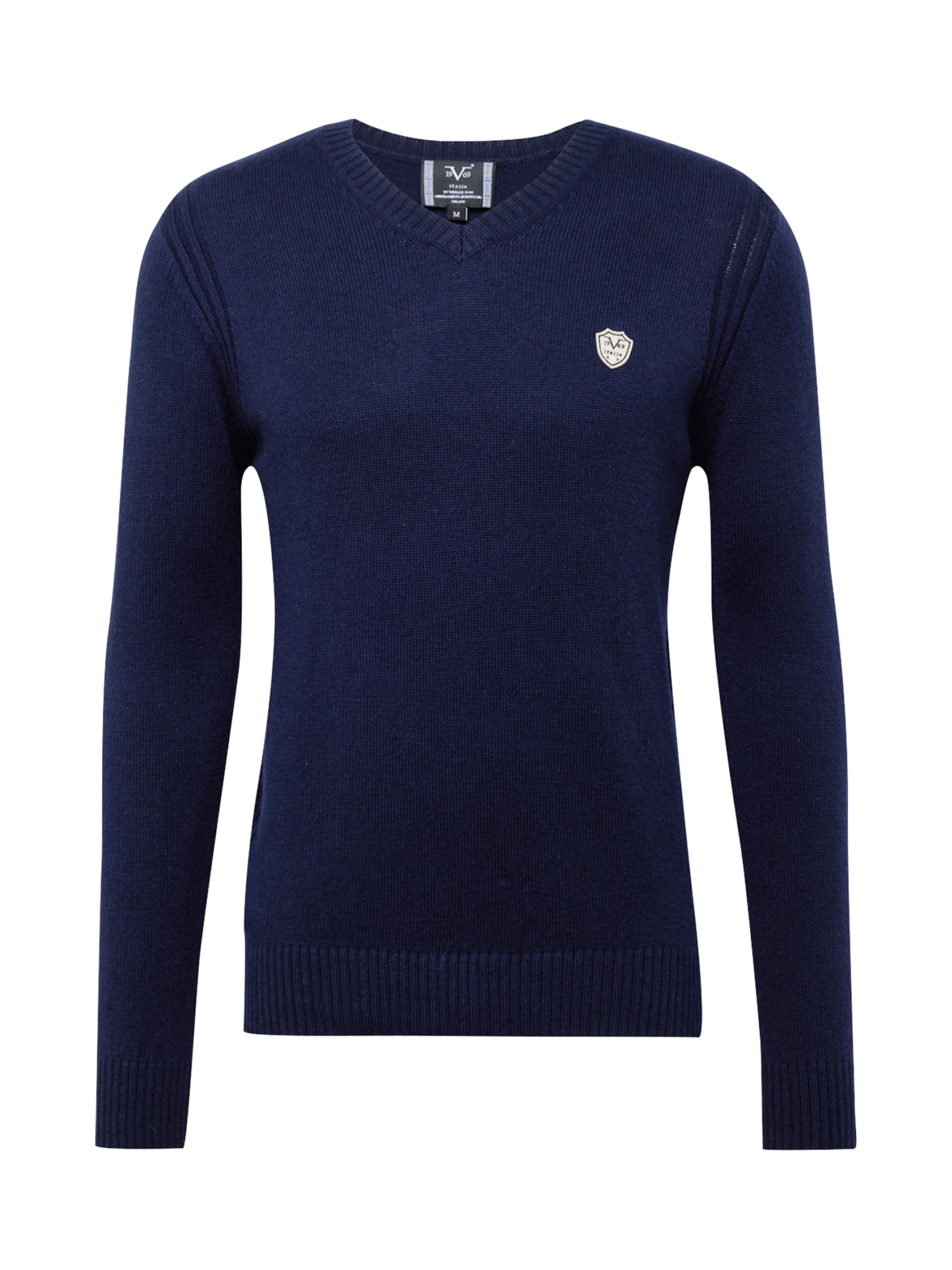 19V69 ITALIA Πουλόβερ 'GINO' σε μπλε: μπροστά