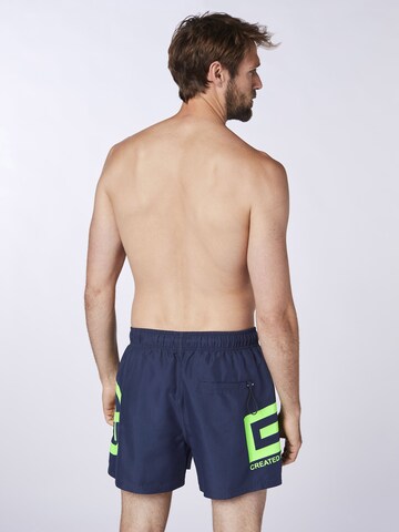 CHIEMSEE Athletic Swim Trunks in Blue