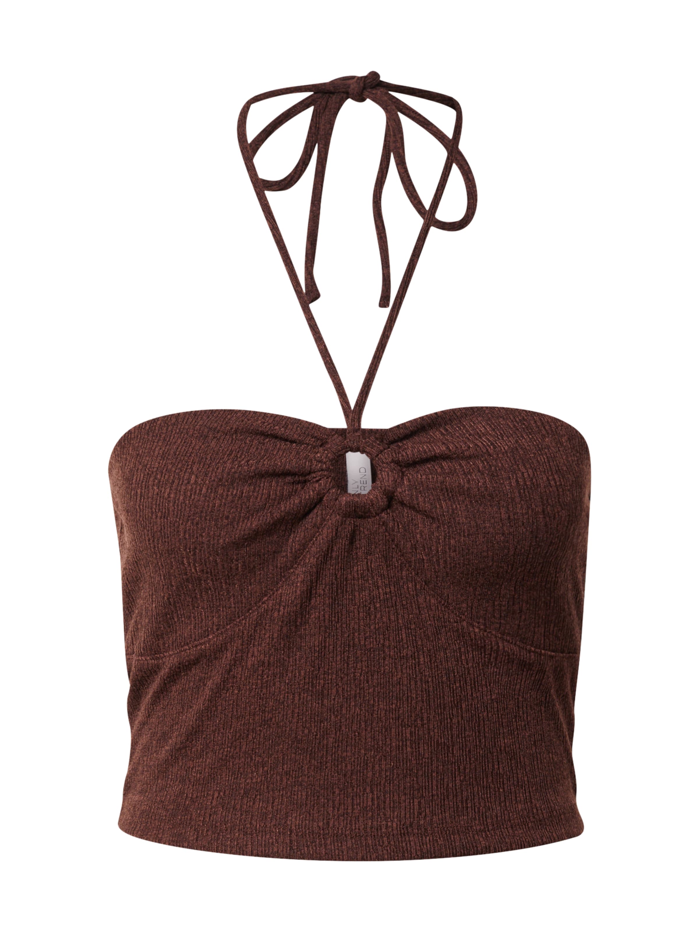 Top di NLY by Nelly in marrone: frontale