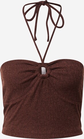 NLY by Nelly Top in Brown: front