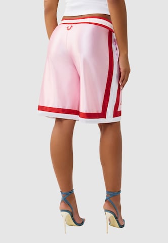 True Religion Normalny krój Spodnie sportowe w kolorze różowy