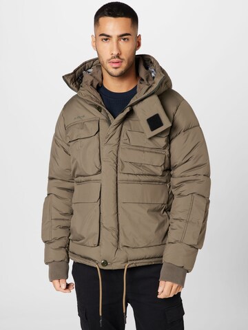 G-Star RAW Between-Season Jacket 'Field' in Brown: front