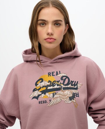 Superdry Sweatshirt 'Tokyo' in Lila