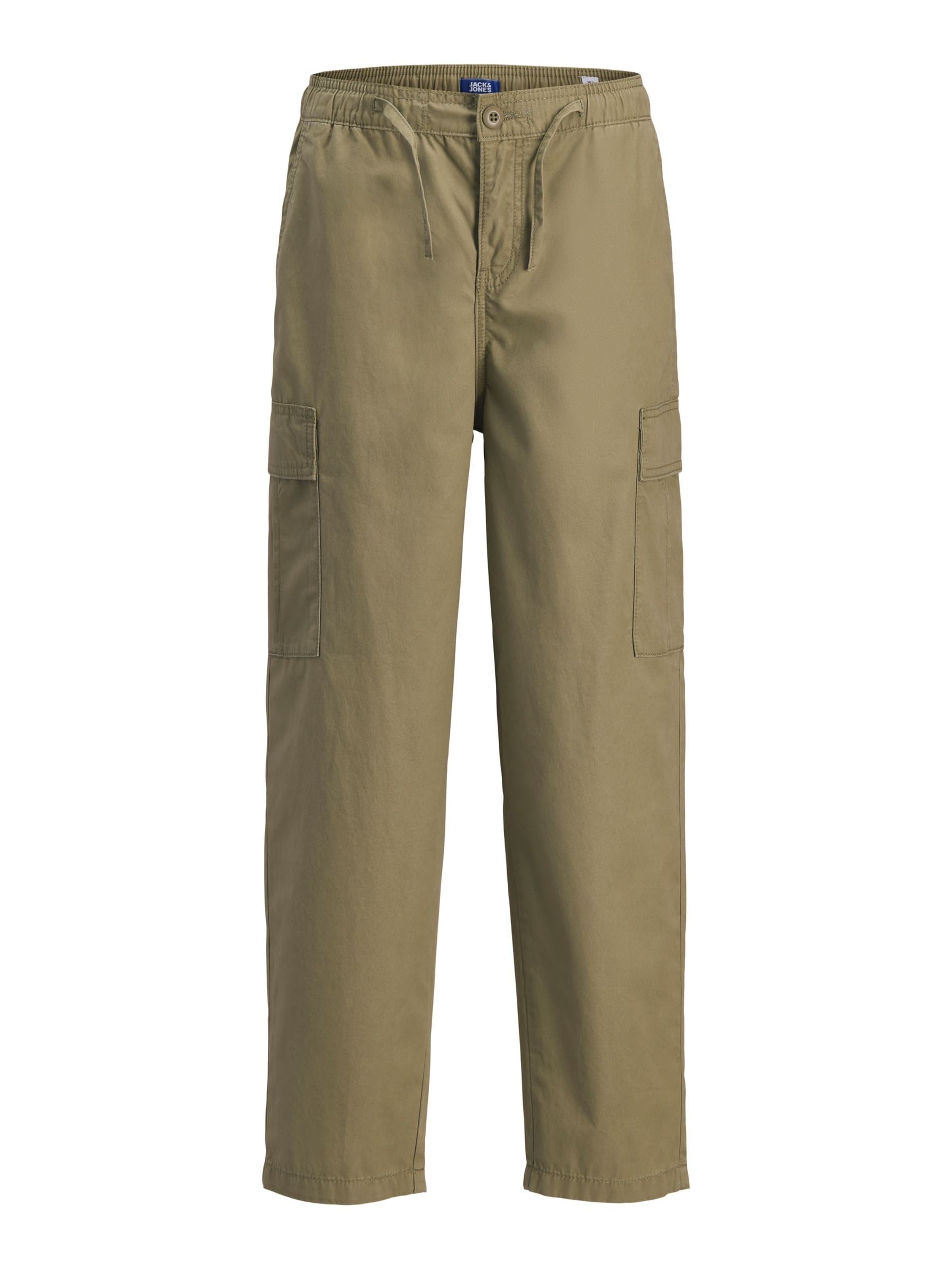 Jack & Jones Junior - regular Pantalón 'JPStevan Crisp' en verde: frente