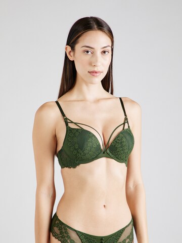 Push-up Reggiseno 'Daisy' di Hunkemöller in verde: frontale