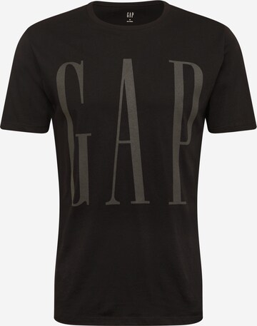 Coupe regular T-Shirt GAP en noir : devant