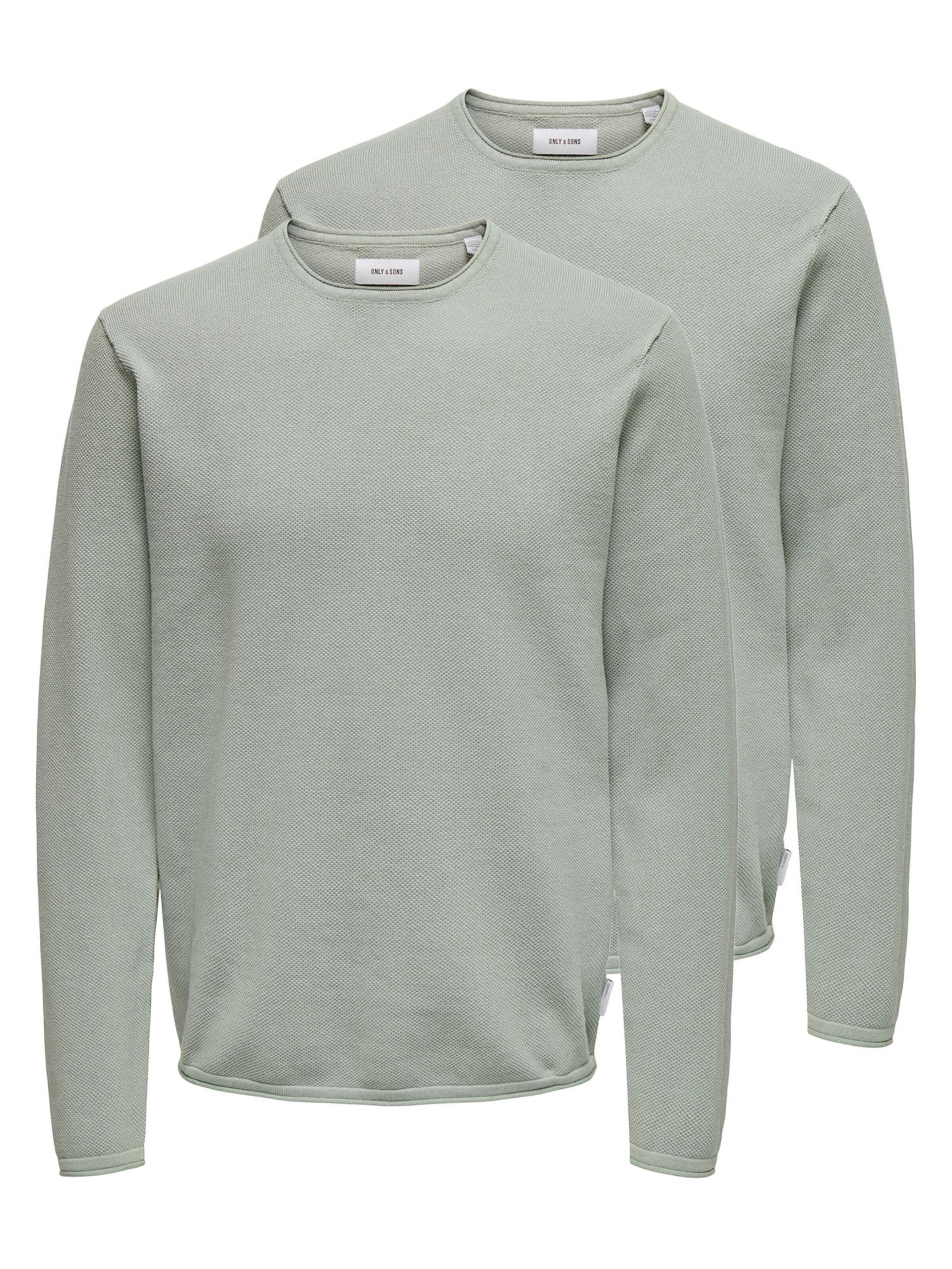 Only & Sons Pullover 'Felix'‌‌‌‌‌‌‌‌ in Grün: Vorderseite
