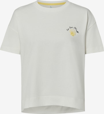 T-shirt Marie Lund en blanc : devant